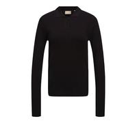 JJXX Jxnatasha LS Soft Polo Knit Noos Maglione, Nero, M Donna
