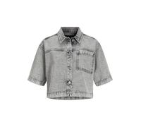 JJXX Jxsandy Comfort SS Shirt DNM SN Camicia Jeans, Denim Grigio Chiaro, L Donna