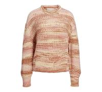 JJXX Jxsimone LS Cneck Knit Noos Maglione, Coral Haze/Stripes:/Multi Space Dye, XS Donna