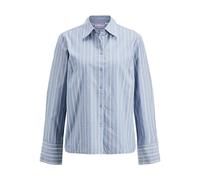 JJXX Jxtessa LS Reg Poplin Shirt Wvn Camicia, Coronet Blue/Stripes:Stripe, M Donna
