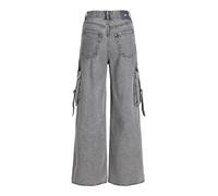 JJXX Jxtokyo Wide Cargo MW Jeans DNM, Grigio Denim, 28W x 32L Donna