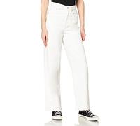 JJXX Jxtokyo Wide HW Nr6012 Noos Jeans, Bianco Denim, 29W x 32L Donna