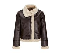 JJXX Jxyolanda-Giacca in pu Shearling Otw, Java, XS Donna