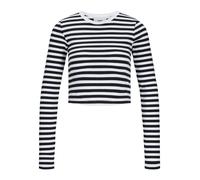 JJXX Maglietta 'JXFELINE' nero / bianco Donna JJXX M nero / bianco