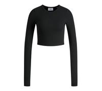 JJXX Jxfeline LS Rib Tee Noos T-Shirt, Nero, L Donna