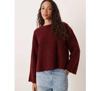 JJXX - Maglione oversize bordeaux-Rosso 44