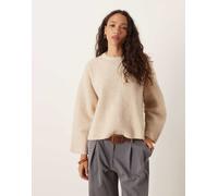 JJXX - Maglione oversize color panna-Bianco 34