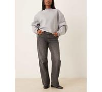 JJXX - Palermo - Jeans a fondo ampio e vita bassa lavaggio grigio scuro W27 L32