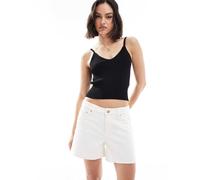 JJXX - Pantaloncini mom di jeans bianco sporco 44
