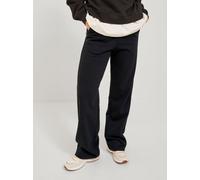 JJXX - Joggers felpati neri a fondo ampio-Nero LL32