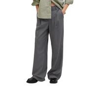 Jjxx pantaloni donna vita alta con pinces grigio S