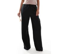 JJXX - Pantaloni in misto lino neri-Nero M L32