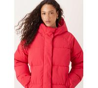 JJXX - Piumino bordeaux con cappuccio-Rosso 34