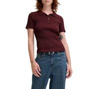 Jjxx polo donna a costine bordeaux M