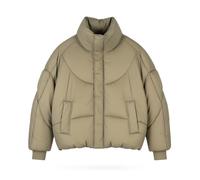 JJXX Saga Nylon Trapuntata Giacca Donna Taglia L Brindle Con Cappuccio Nascosto