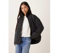JJXX - Serena - Giacca trapuntata accollata nera-Nero 36