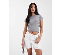 JJXX - Seville - Pantaloncini in denim ampi bianchi-Bianco 40-42