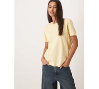 JJXX - T-shirt girocollo color giallo burro 36