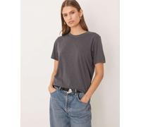 JJXX Jxanna Reg SS Every Tee Jrs Noos T-Shirt, Grigio Scuro mélange, XL Donna