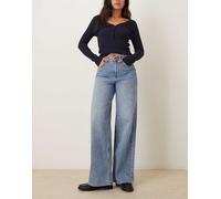 JJXX Jxtokyo Wide HW Rr6009 Jeans, Mix Blu Chiaro, 31W x 32L Donna