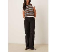 JJXX Jack&Jones Jxtokyo Wide HW C6145 Jeans DNM Noos, Denim Nero, 26W x 32L