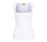 JJXX - Top bianco con scollo squadrato 40-42