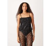 JJXX - Top nero con paillettes 34