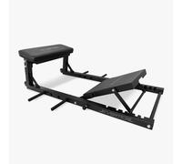JK FITNESS [Hip Thrust JKV-PHT-ADJ Bench regolabile pedana inclinabile] panca glutei glute bridge piattaforma poggiapiedi vertical palestra compatta robusta struttura acciaio pro | schienale comfort