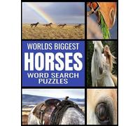 Jk Lee Press Worlds Biggest Horse Word Search Puzzles (Tascabile)