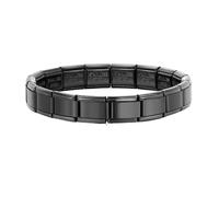 jkahh Bracciale elastico da uomo e donna, larghezza 9 mm, in acciaio inox, per fai da te, 19cm, Pietra, Agata
