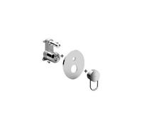 JKBOX015CR Miscelatore incasso con deviatore PBOX 015 piastra ABS JOKER PAFFONI