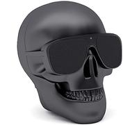 JKCD Wireless Speaker, Bluetooth Skull Altoparlanti Portatili Stereo Supporto Stereo di AUX Smartphone Tablet PCSpeakers Super Bass per Halloween, Festa, Viaggio,Nero,S