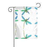 JKDGOJ Bandiera da giardino con immagine di libellula, adatta per tutte le stagioni, 30,5 x 45,7 cm