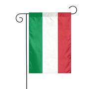 JKDGOJ Bandiera dell'Italia immagine Bandiera da giardino Bandiera da cortile all'aperto adatta a tutte le stagioni 30,5 x 45,7 cm