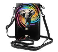 JKDGOJ Borsa a tracolla con stampa a tunnel spaziale, borsa per cellulare, piccolo portafoglio da donna, un regalo pratico adatto per uscire, allenarsi e fare shopping