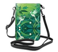 JKDGOJ Borsa a tracolla Strange Bird Prints, borsa per cellulare, piccolo portafoglio da donna, un regalo pratico adatto per uscire, allenarsi e fare shopping