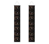 JKDGOJ Gufo sotto il cielo stellato immagine Wall Hanging Banner laurea portico appeso stile, adatto per interni ed esterni 30,5 x 180 ' '