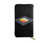 JKDGOJ Hanging thinking Stampe Portafoglio lungo in pelle da donna borsa con cerniera per carte di credito di grande capacità