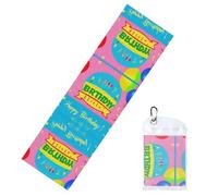 JKDGOJ Happy Birthday Balloon Pattern Cool Sports Ice Towel sono adatti per sport indoor ed outdoor e attività di esercizio