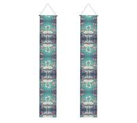 JKDGOJ Immagine del cigno innamorato da appendere alla parete banner laurea portico da appendere, adatto per interni ed esterni 30,5 x 180 cm