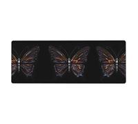 JKDGOJ Mystery Butterfly Pattern Gaming Mouse pad XXL Grande Tappetino per mouse lungo esteso Tappetino per mouse Tappetino da scrivania Tappetino antiscivolo in gomma Mouse Pad con bordi cuciti