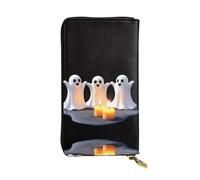 JKDGOJ Naughty little devil Prints Portafoglio lungo in pelle da donna con cerniera per carte di credito di grande capacità