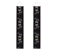 JKDGOJ Neon Raccoon Hack immagine Wall Hanging Banner laurea portico appeso stile, adatto per interni ed esterni 30,5 x 180 ' '