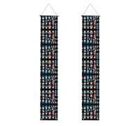 JKDGOJ Pixel Bear Riot immagine Wall Hanging banner laurea portico appeso stile, adatto per interni ed esterni 30,5 x 180 '