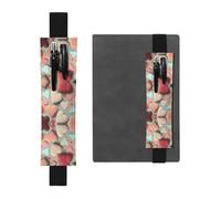 JKDGOJ Portapenne in pelle, segnalibro con immagine di amore per diari con copertina rigida, diari, agende, custodia con cinturino regolabile