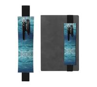 JKDGOJ Portapenne in pelle, segnalibro The Deep Blue Sea, per diari, agende, agende, con cinturino regolabile