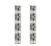 JKDGOJ schizzo di un'immagine aquila Banner da appendere alla parete laurea portico stile da appendere, adatto per interni ed esterni 30,5 x 180 cm