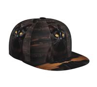 JKDGOJ Serious Cat - Cappellino da baseball per adulti, adatto per tutte le stagioni, misura regolabile, colore nero