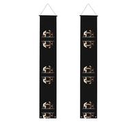 JKDGOJ silenzio Immagine da parete banner laurea portico appeso stile, adatto per interni ed esterni 12 ''x71' '