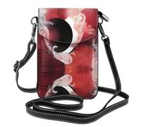 JKDGOJ Tai Chi stampa astratta borsa a tracolla, borsa per cellulare, piccolo portafoglio da donna, un regalo pratico adatto per uscire, esercitarsi e fare shopping